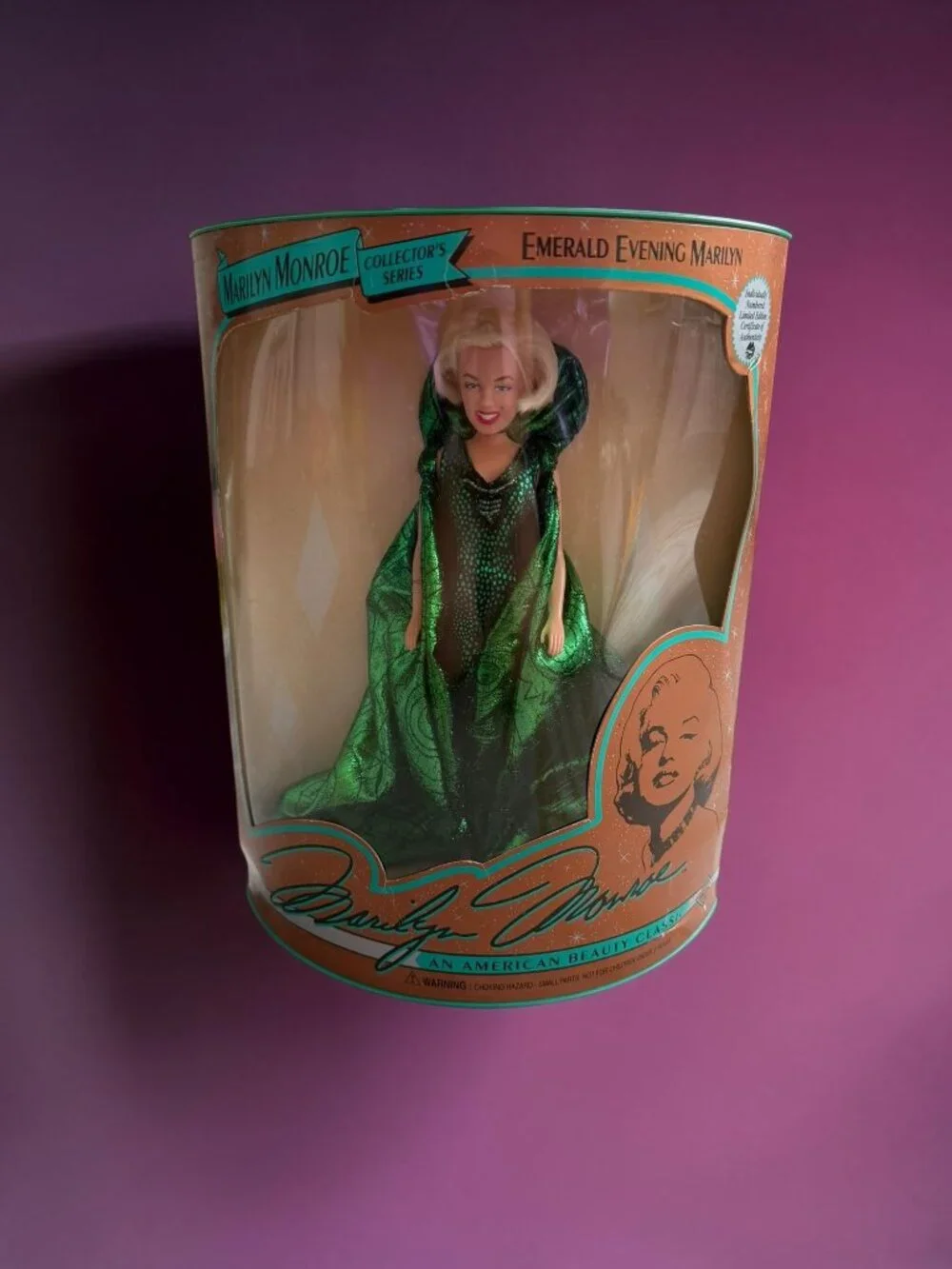MARILYN MONROE Emerald Evening Marilyn Doll NEW NIB